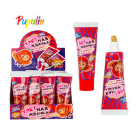 Vente en gros de marques de distributeur personnalisées Tubble Gum Dentifrice Forme Halal Fruit Bubble Gum Liquide