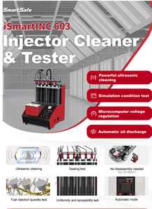 Limpiador de Inyectores de Gasolina CNC603A, Probador de Boquillas de Inyección para Automóviles, Disponible en 220V y 110V - Product Image 4