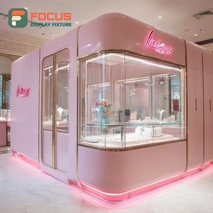 Fabricante de Sistemas de Exhibición de Joyería Minimalistas Personalizados, Acabado Laminado, Mueble de Joyería para Tiendas de Marca - Product Image 6