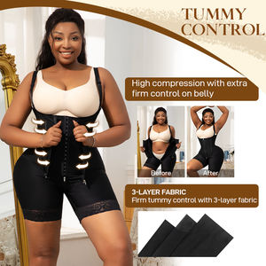 Kolumbianisches Po-Lifting Sanduhr-Mieder Shapewear mit Kompression für den Lendenbereich Stufe 2 Postoperative Fajas Colombianas Reloj De Arena - Product Image 5