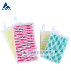 Éponge de nettoyage en maille brossée Amigo, motif diamant rectangulaire, pour casseroles et poêles de cuisine - Product Image 3