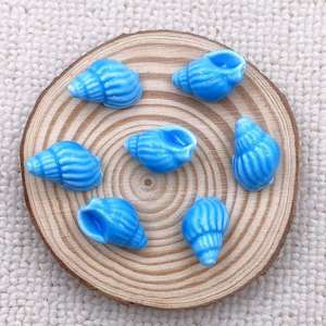 Mini Concha cuentas de cerámica DIY tornillos hechos a mano cuentas sueltas baratijas pulseras tejidas collares pendientes Accesorios - Product Image 6