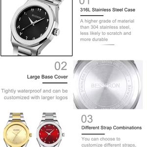 Reloj de Hombre al por Mayor de Fábrica, Relojes de Aleación para Hombre, Relojes de Lujo de Acero Inoxidable, Relojes de Pulsera para Hombre - Product Image 3