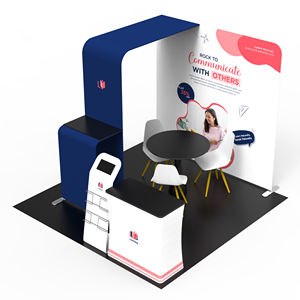 Stand d'exposition d'exposition de salon professionnel portable en tissu de <span class=keywords><strong>tension</strong></span> standard de nouvelle conception - Product Image 5