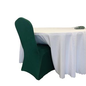 Couverture extérieure de chaise de mariage d'hôtel <span class=keywords><strong>vert</strong></span> émeraude populaire - Product Image 1