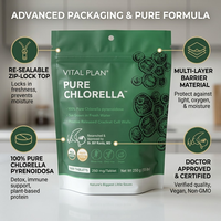 Sachet Doypack pour Chlorelle, imprimé en héliogravure, résistant à l'humidité, recyclable, écologique, de qualité alimentaire, refermable, pour snacks et compléments alimentaires, avec trou de suspension
