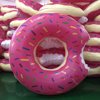 Aufblasbare Donut Schwimm ring Pool Beach Sea Party Aufblasbare Matratze Float Spielzeug für Erwachsene Kinder