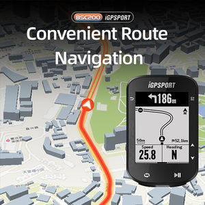 Computadora Inalámbrica para Bicicleta BSC200 con GPS, Pantalla LCD de 2.5 Pulgadas, Cronómetro Digital, Velocímetro, Odómetro para Bicicletas de Carretera - Product Image 5