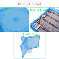 Boîtes de rangement SUNSHING pour Blu-Ray 14 mm, étuis CD Slim, boîtes CD/DVD ultra transparentes, double disque, en plastique, pour jeux Blu-ray