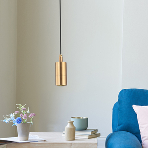 Estilo nórdico de una <span class=keywords><strong>sola</strong></span> cabeza de latón antiguo de techo de hierro lámparas <span class=keywords><strong>restaurante</strong></span> colgante de luz - Product Image 3