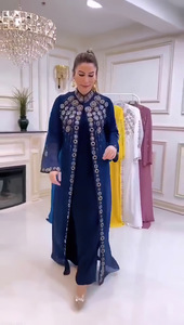 African <strong>Dresses</strong> for Women <strong>Traditional</strong> Clothing Set <strong>Nigeria</strong> Robe Chiffon Diamond Caftan Abaya Musulman <strong>Dress</strong> Dashiki Kaftan - Product Image 4