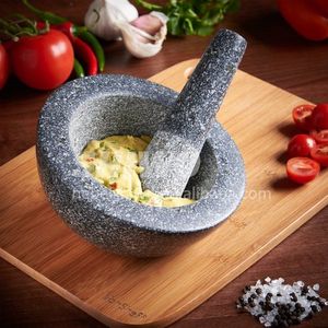 <span class=keywords><strong>Venta</strong></span> caliente hogar cocina granito natural Molcajete mortero y mortero - Product Image 1