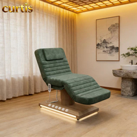 Table de massage électrique moderne et luxueuse, réglable, 3 moteurs, éponge haute densité, pour salon, spa, maison et institut de beauté