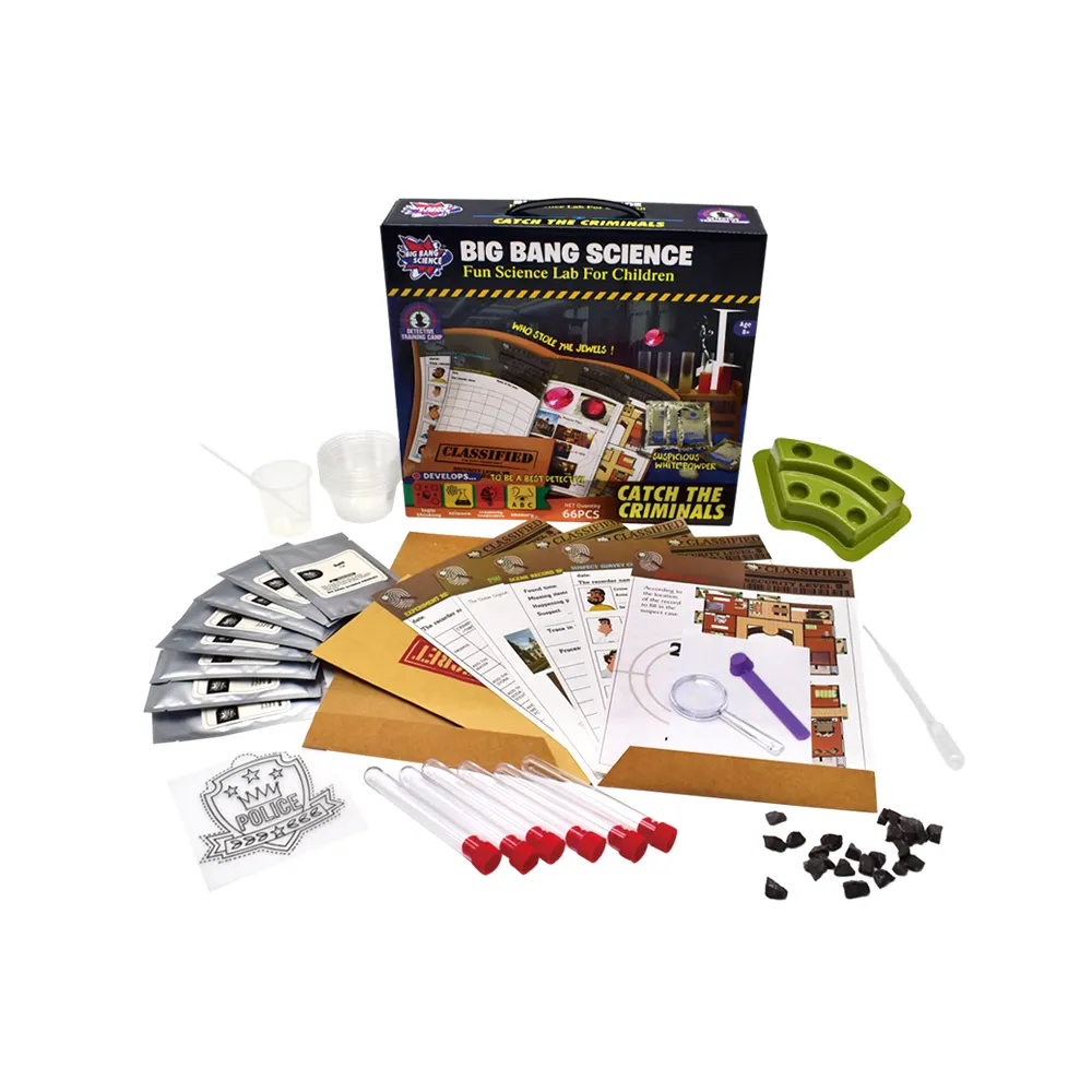 Burning brain spy toy chemistry kit intelligence toy for kids