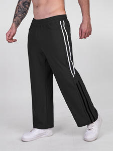 Erkek rahat çizgili <span class=keywords><strong>Sweatpants</strong></span> yüksek sokak tarzı nefes gevşek düz pantolon all-sezon yeni moda marka için bahar - Product Image 3