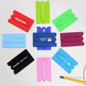 Porta Tarjetas Universal de Silicona Adhesivo, Extensible, para Identificación, Crédito, Celular - Product Image 2