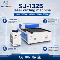 Machine de découpe laser CO2 SJ-1325 130W 150W, graveur laser CNC pour la découpe d'acrylique, de bois, de MDF, de contreplaqué et de matériaux non métalliques