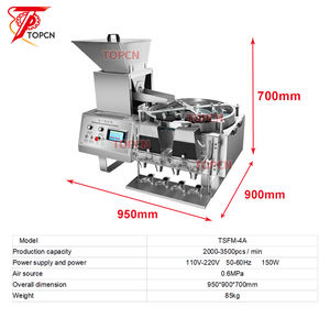Topcn เครื่องนับแคปซูลแบบแมนนวลและกึ่งอัตโนมัติตั้งโต๊ะขนาดเล็ก - Product Image 2