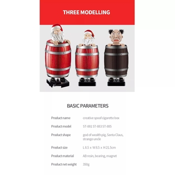 lidl santa cigarette holder Dispenser. Gag gift idea Funny Cigarette Holder Funny Santa