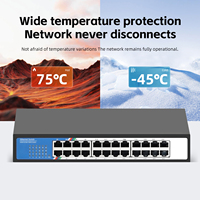 Commutateur Gigabit non géré Tshield 24 ports 10/100/1000 Mbps 48 Gbps Plug & Play, distributeur réseau pour rack ou bureau, en stock