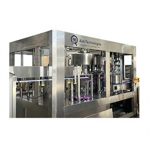 Usine d'eau minérale entièrement automatique en acier inoxydable 120 BPM triphasée avec moteur à noyau Emballage en plastique PET pour boissons - Product Image 6