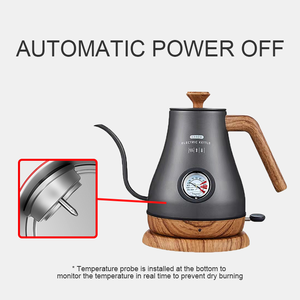 กาต้มน้ำไฟฟ้า <span class=keywords><strong>Timemore</strong></span> 800 มล. สแตนเลส ปรับอุณหภูมิได้ หัวกาต้มแบบคอห่าน สำหรับชงกาแฟดริป - Product Image 4