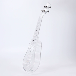 Venta al por mayor de instrumentos musicales de <span class=keywords><strong>ukelele</strong></span> de plástico transparente de 21 pulgadas - Product Image 2