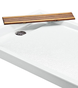 Wiselink baki Pancuran batu buatan akrilik, nampan dasar mandi batu buatan dekorasi untuk kamar mandi Hotel permukaan padat - Product Image 3
