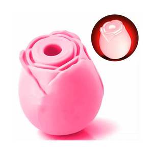 Vibratore a Forma di Rosa con Funzione di Suzione Clitoridea, 10 Modalità, Luminoso al Buio, per Donne, Vendita all'Ingrosso - Product Image 4