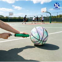 Pompe à main portable mini basse pression en PP, légère et durable, avec aiguille pour ballons de football et de sport – Meilleure vente