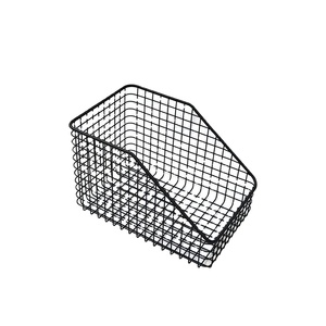 Venta al por mayor Venta directa de polvo de metal recubierto de malla de alambre de almacenamiento de soporte de exhibición cestas - Product Image 1