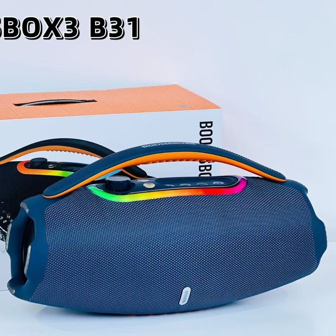 BOOMSBOX3 New Portable B31 for 5.3 Wireless Speaker 60W Waterproof Heavy Subwoofer Built-in Mic LED Light Long Battery · image 5