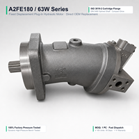 Moteur hydraulique A2FE180 à axe coudé, moteur à pistons axiaux enfichable pour boîte de vitesses, entraînement final, garantie 1 an
