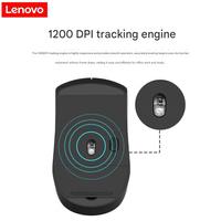 Mouse Nirkabel Lenovo M211 Asli 2.4GHz Ringan Optik untuk Pelajar dan Rumah