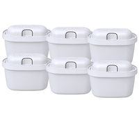 Prix de gros Pichet à eau au charbon actif Système de filtration Maxtra + Cartouche filtrante Compatible Pichet à eau Filtre