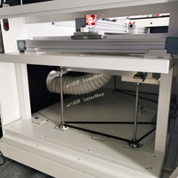 Machine de gravure laser CO2 polyvalente de 100 watts 9060 avec plateau bicolore, outil CNC de précision