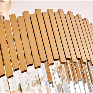 Zeal Lighting Pendant Lights Hotel Villa Staircase Modern Luxury Clear K9 Crystal <b>Chandeliers</b> - Product Image 4