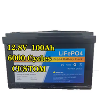 La batterie LFP personnalisée doit être une batterie au lithium rechargeable 12.8V 100Ah Lifepo4 Batterie au lithium pour la maison