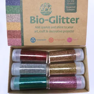 2023 Hoge Kwaliteit Groothandel Bioglitter Milieuvriendelijke Biologisch Afbreekbare Glitter Voor Kinderen Diy & Decoratie