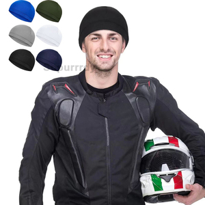 Personalisierte Logo-Geschenk-Radkappe: Coole Skelett-Mütze, Helm-Unterziehmütze, feuchtigkeitsableitende Sport-Brimless-Mütze, feuchtigkeitsableitende Totenkopf-Mütze - Product Image 6