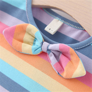 Nouvelle robe arc-en-ciel de haute qualité pour enfants, avec différents types de matériaux, fabriquée en Chine - Product Image 5