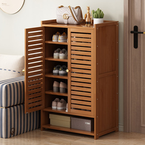 New 2026 bamboo <b>shoe</b> cabinet for home use, entrance <b>storage</b> cabinet, hallway, indoor entryway cabinet, integrated <b>shoe</b> <b>rack</b>. - Product Image 4