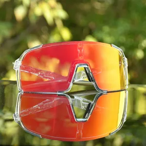 Kxusom — lunettes de soleil polarisées, uv 400, pour sport en plein air, verres à revêtement intégral, cyclisme, pour homme et femme