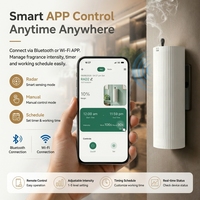 Diffuseur d'huiles essentielles intelligent à induction radar sans eau, nébuliseur mural à brancher, machine à parfum pour hôtel et usage commercial