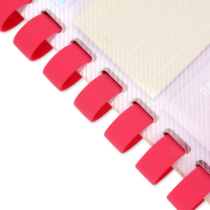 Cahier de notes autocollantes en spirale créatif, onglets d'index multicolores et reliure élastique, fournitures scolaires de bureau pour une <span class=keywords><strong>organisation</strong></span> efficace - Product Image 5