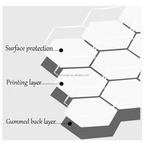 54pcs 3D Fish Scale <strong>Acrylic</strong> Mirror Mosaic Brick Tile Modern Glossy Finish Bathroom <strong>Kitchen</strong> Self Adhesive Backsplash Foam Foil - Product Image 6