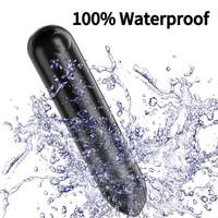 Vibrateur compact pour femme, prêt à voyager, mini vibrateur G-Spot, 10 modes de vibration, étanche IPX7, rechargeable par USB, silencieux, pour l'extérieur