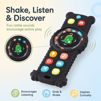 Cadeaux pour voiture, jouet à mâcher sensoriel en silicone de qualité alimentaire en forme d'ours pour bébé, télécommande, vente en gros, cadeau promotionnel pour voiture