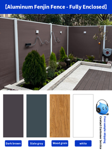 Modern Villa Garden Custom Metal Aluminum Alloy Yard Fence Slab 10ft High Waterproof Powder Coated Safety Fencing - Product Image 6