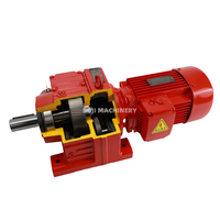 TIANQI R Series 1 60 Rpm kotak roda gigi elektrik Motor gigi heliks 5hp peredam kecepatan rendah untuk mesin jahit